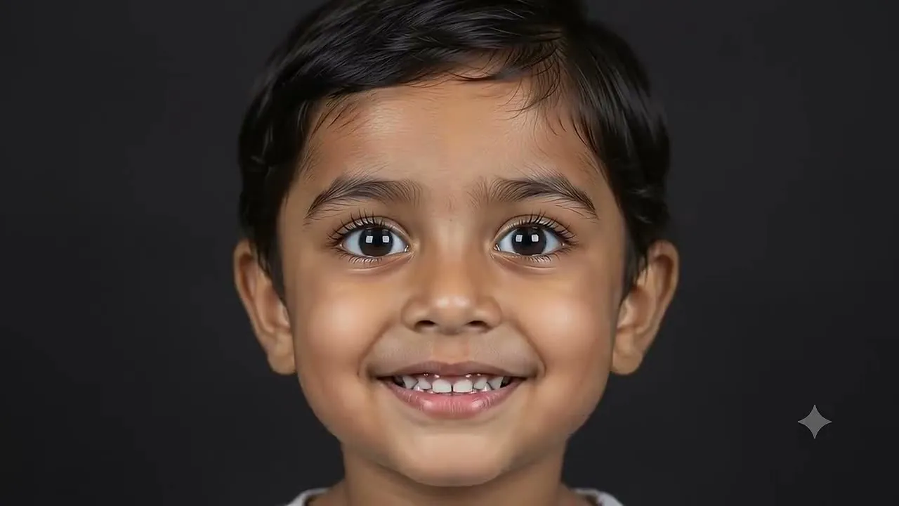 AI avatar aging sequence
